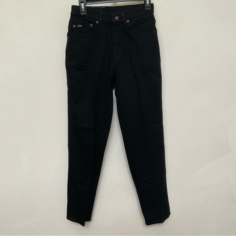 Lee Original Jeans Black Straight Leg Jeans Size 8 Classic Basic